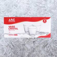 Vasos de vidrio de 330 ml, 6 unidades - transparente - Ver 4