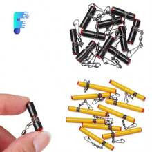 12pcs Plastic Head Swivel Sea Fishing Balance Strong Pin Skewer Hook Holder Anti-Winding Tackle Sinker Slides Fishing Accessory - Multicolor - View 4