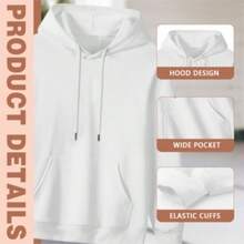 Vintage Harry's House Hoodie Double Side Print Harry House Men Long Sleeve Hooded Sweatshirts Unisex Cool Casual Streetwear - trắng - Xem 8