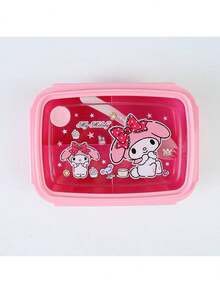 Sanrio Hello Kitty & Friends 三件套保温午餐套装，包括便当盒、手提袋和水壶，紫色，随机印花，适合上学、上班、露营和野餐。