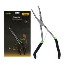 Hirisi Split Ring Pliers For Anglers High-Strength Carbon Steel Pliers, Fishing Scissors, Ring Opener, Wire Cutter, Hook Remover Fishing Line Cutter Rustproof Coating, Corrosion Resistant