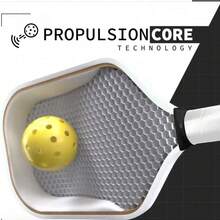 BEN JOHNS HYPERION Pro Series Player Edition 16mm T700 Propulsion Core Frosted Carbon Fiber Pickleball Paddle - Màu xanh lam - Xem 6
