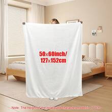 Ultra-Soft Pink Flannel Tapestry With Peach Blossom Design For Room Decoration And Wall Decor- A Cozy Blanket And Wall Hanging For Friends To Enhance Home Aesthetic With Artistic Style And Warmth, Digital Printing 280gsm, Cherry Blossom Flannel Blanket,  Plum Blossom Plush Blanket- Cozy Winter Gift, Valentine'S Day Gift - Nhiều màu 4 - Xem 8