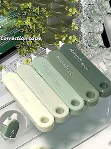 5卷装渐变色修正带，美观可爱，大容量修正带，速干，即时修正，易于使用，适合学校办公用品、返校季、圣诞礼物 - 均碼 - 查看 3