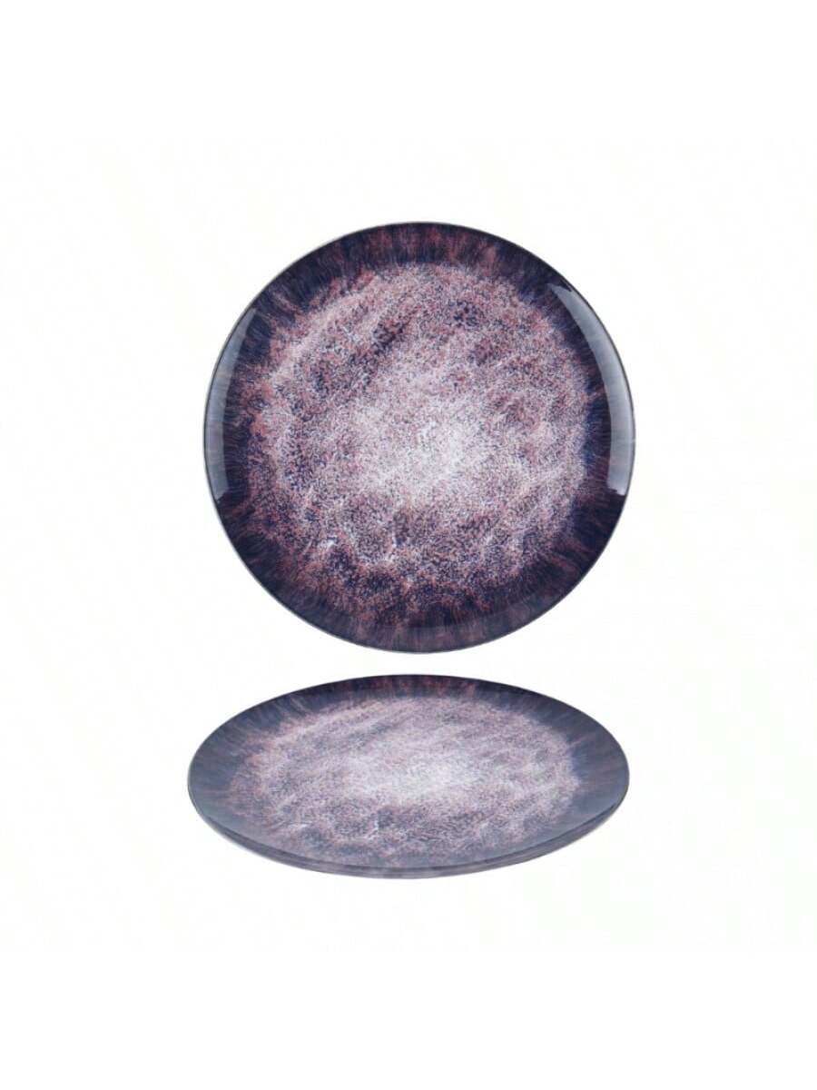 Plato de Cerámica “Luz de Luna”, 26.5 cm, Diseño Elegante y Resistente