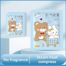 50片装薰衣草香氛蒸汽眼罩，热敷眼罩，自发热睡眠眼罩，旅行必备，一次性眼罩，质地温和，低致敏性，适合所有肤质 - 紫色 - 查看 3