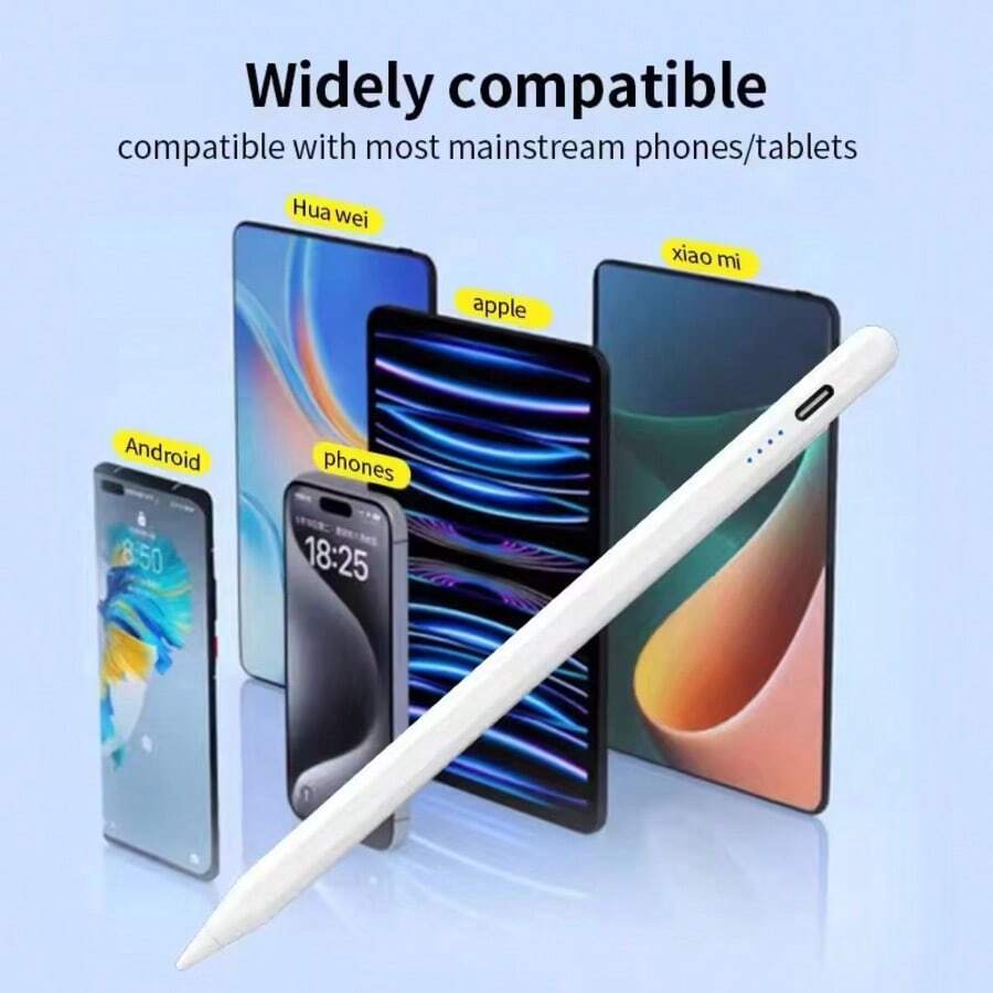 New Design Smart Capacitive Active Drawing Pencil Stylus Pen Compatible With IPad, Android Gifts For Mother, Family, Friends, Birthday, Holiday Phone Accessories