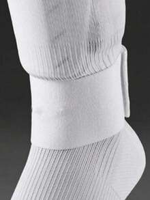 1Pair Football Calf Straps, Adjustable Straps, Anti Slip Lightweight Football Socks Ankle Straps, Suitable For Teenagers Playing Soccer, Running Soccer, Cycling Sports - Multicolor - View 9