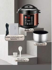 Melaide Olla a presión eléctrica CATEYE, multifunción inteligente, calentador de sopa, gachas, arroz, ollas a presión eléctricas inteligentes para el hogar, regalos de Halloween, regalos de Navidad