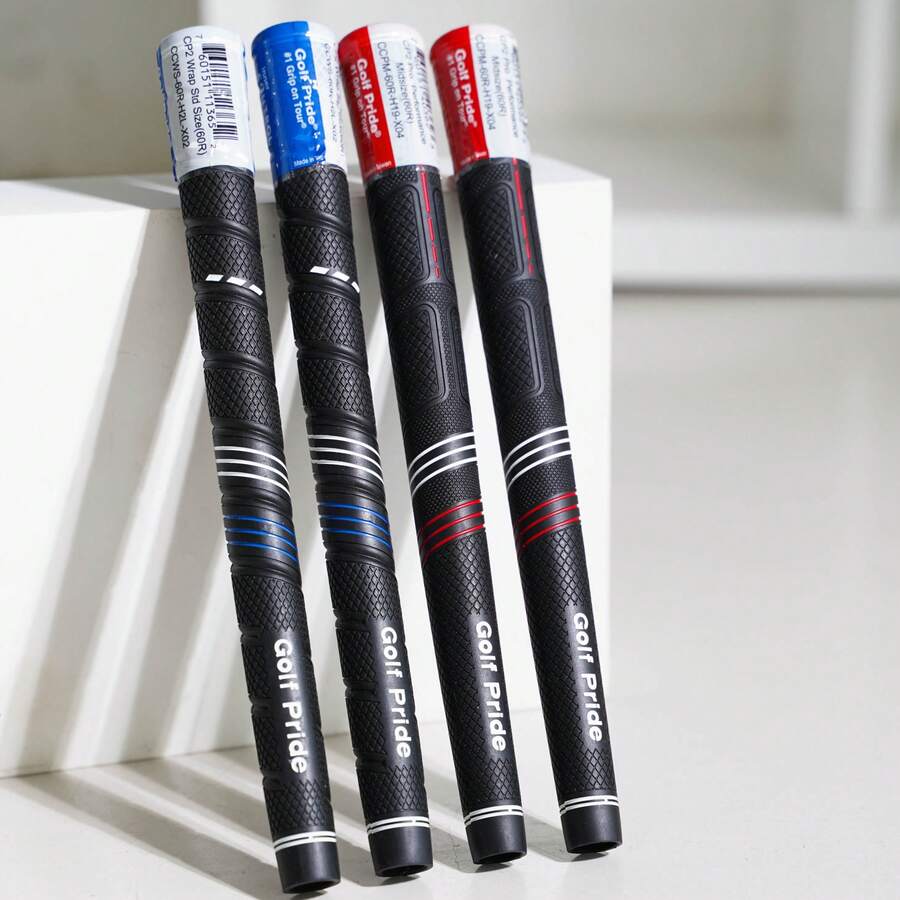 10 قطع مقابض جديدة لنادي الجولف بجودة عالية من المطاط غير قابل للانزلاق، مقاس قياسي ومتوسط وكبير، مناسبة لعصا القيادة والخشبية والحديدية - متعدد الألوان - مشاهدة 1