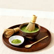 Japanese Style Matcha Whisk Stand, Matcha Whisk Brush Set, Tea Ceremony Tools Accessories