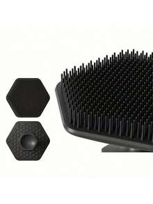 1pc Men's Silicone Face Scrubber, Gentle Exfoliating Pad And Massager, Facial Cleansing Brush - Removes Dead Skin And Dry Skin - Multicolor - View 7