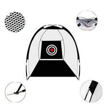 1m Portable Golf Practice Net With Target Cloth And Mini Hitting Cage, Suitable For Indoor And Outdoor Golf Enthusiasts Training
