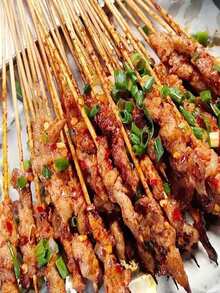 20/50/100/200pcs Bamboo Skewers, Barbecue Forks, For Craft Flower Making, Meat Kebabs, Fruit Picks, Grilling Accessories, Kitchen Tools, Non-Crack, Non-, Suitable For Outdoor BBQ, Camping, Party Events, Christmas Decoration