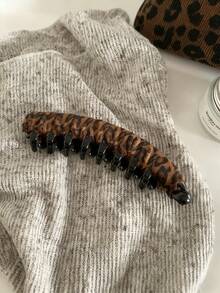 Women's Black/Khaki/Brown Banana-Shaped Lightweight Plastic Hair Clip, Simple & Minimalist Style Solid Color Hair Claw Accessory For Daily Wear, Parties, Work, Travel, Etc, Ideal For Hair Styling During Face Washing, Showering, Makeup And Outfit Matching Hair Clips Claw Clips Hair Claws Hair Barrettes, School Stuff, College, Hair Accessories, Hair Slide