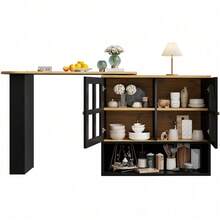 Esstische - Schwarz + MDF - Übersicht 9