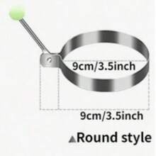 1 件加厚不锈钢心形鸡蛋模具、创意鸡蛋圈模具、不粘易清洗鸡蛋造型器、早餐鸡蛋烹饪工具、厨房 DIY 心形鸡蛋模具、耐热鸡蛋制作器、有助于制作完美的心形煎蛋、厨房烹饪小工具、适用于厨房、烘焙、早餐、午餐鸡蛋制作、厨房配件、厨房必需品、厨房工具、厨房用品、烘焙用品（颜色随机） - 彩色 - 查看 14
