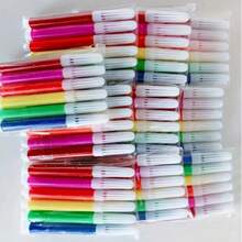 60/120 Farben Mini Wasserfarben Stift Set, leuchtende waschbare Farben zum Malen, Ausmalen, Kalligraphie, Basteln, Journaling und Gruppenkunstaktivitäten - Verschiedenfarbig - Übersicht 12