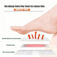 10/20/30/50/100片装深层清洁草本足膜，蕴含生姜油和竹炭，天然成分，呵护足部健康