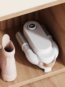 Secador de pies desodorizante, silencioso, de secado rápido, secador de zapatos a temperatura constante, ABS blanco plegable de 90 grados para uso doméstico - Blanco - Ver 3