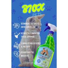 Biox Pets Spray Limpiador y Desinfectante para Mascotas 1 Litro Neutralizador de Olores y Manchas  para Perros y Gatos Uso en Hogar y Calidad Veterinaria - como en la foto - Ver 2