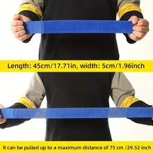 8pcs Adjustable 3-Leg Tether Straps, Suitable For Multiple People, Suitable For Outdoor Games, Team Building Activities, Family Sports Events, With Elastic Hooks, Ideal Choice For Trust Training In Parks, Gardens And Yards. - Multicolor - View 6