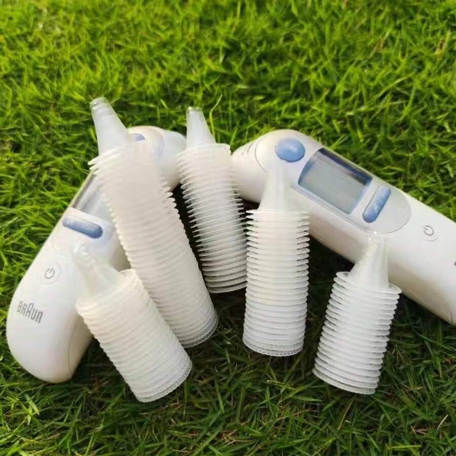 20/40/60/100/200个一次性耳温计探头套，一次性耳温计替换镜头滤芯