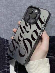 Fashion Black Line Pattern Design Phone Case Compatible With Apple 17, 16, 15, 14, 13, 12, 11 Pro Max, X, XR, XS Max, 8, 7 Plus, With Shock-Resistant Matte Back Cover Compatible With Samsung Series Waterproof Anti-Fall Scratch ResistantFOR-YOUR-BELOVED-PHONE Christmas Gifts Christmas Gifts - 1 cái - Xem 3