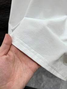 Men's Fashionable Loose Fit Printed Short Sleeve T-Shirt | Exquisite Design | Summer Essential | Easy To Match, Showcasing Your Style - White - View 5