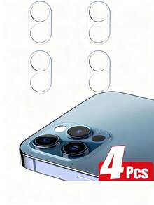 4-Piece Full-Coverage Glass Camera Protective Film For IPhone 17 17 Pro 17 Pro Max 17 Air 16 15 14 Pro Max 11 12 Mini 13 Pro Camera Protective Film Tempered Glass Lens Film Suitable For 14 Plus 14Pro 14ProMax/13Pro 12Pro 11Pro 13ProMax/12ProMax/11ProMax Camera Shell - Clear - View 29