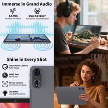 Relndoo 12 Inch Android 15 Tablet, Tablet PC With Keyboard And Mouse, 24GB RAM+256 ROM, Android Tablets, T615 Octa-Core CPU, 2K 2000x1200 IPS HD Display, 8MP+16MP Dual Camera, 8000mAh, Expandable To 1TB, 802.11n Wifi 2.4G/5G Wireless, GPS, Certified Tablet PC, Free Keyboard, Mouse, Stylus, Leather Case, Protective Film, Data Cable (No Adapter)-Pink - Hồng - Xem 5