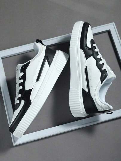 Plus Size Fashion Casual Men's Shoes,Classic Stylish Men Sports Shoes Lace-Up Running Shoes,Personalized Men Sneakers Street Casual Shoes