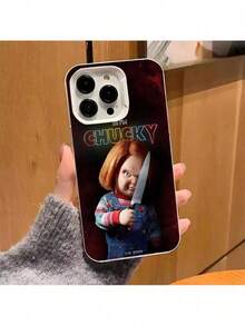 Funda de teléfono para películas de terror, compatible con modelos de  11 a 16, incluyendo versiones Pro y Max, hecha de TPU negro para protección. - Multicolor - Ver 5