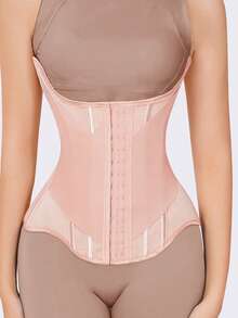 1pc Women's Corset Waist Trainer Body Shaper Control Back Top Girdles Sheath Flat Belly Shapers Colombian Reductive Girdle Woman Abdomen Shapewear Female Modeling Strap Slimming Belt