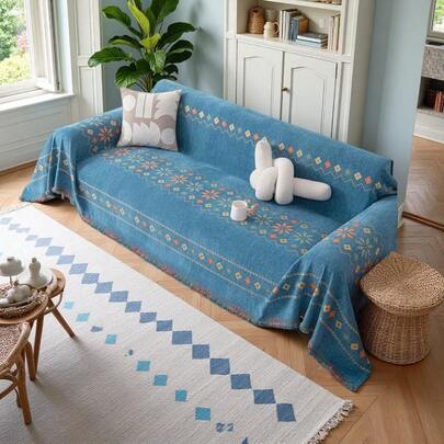 Deisy Dee Sofa Covers For 3 Cushion Couch Sofa Chenille Sofa Slipcover Couch Covers For Sectional L Shaped Couch Pets Protector Furniture Covers Boho 71" X 150"