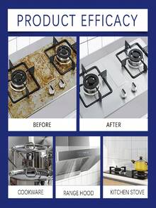 Kitchen Deep Cleaning Spray - Cleaner For Stove, Oven, And Grease Removal - 彩色 - 查看 5