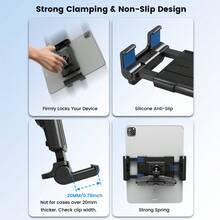 PLDHPRO Universal Car CD Slot Mount, Adjustable & Rotatable Holder For 5-13 Inch Tablets And Phones, IPad,Galaxy Tabs, Smartphones