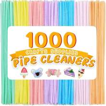 1000根圣诞工艺毛根，彩色工艺材料，圣诞家居DIY手工艺术品