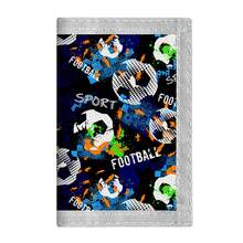 1pc Kids/Teens Tri-Fold Wallet, Cartoon Football Pattern, Zipper Pocket With Keychain Coin Purse Card Slots, Durable Polyester Material, Suitable For Daily Use, Christmas, Birthday Gift - Multicolor - View 22