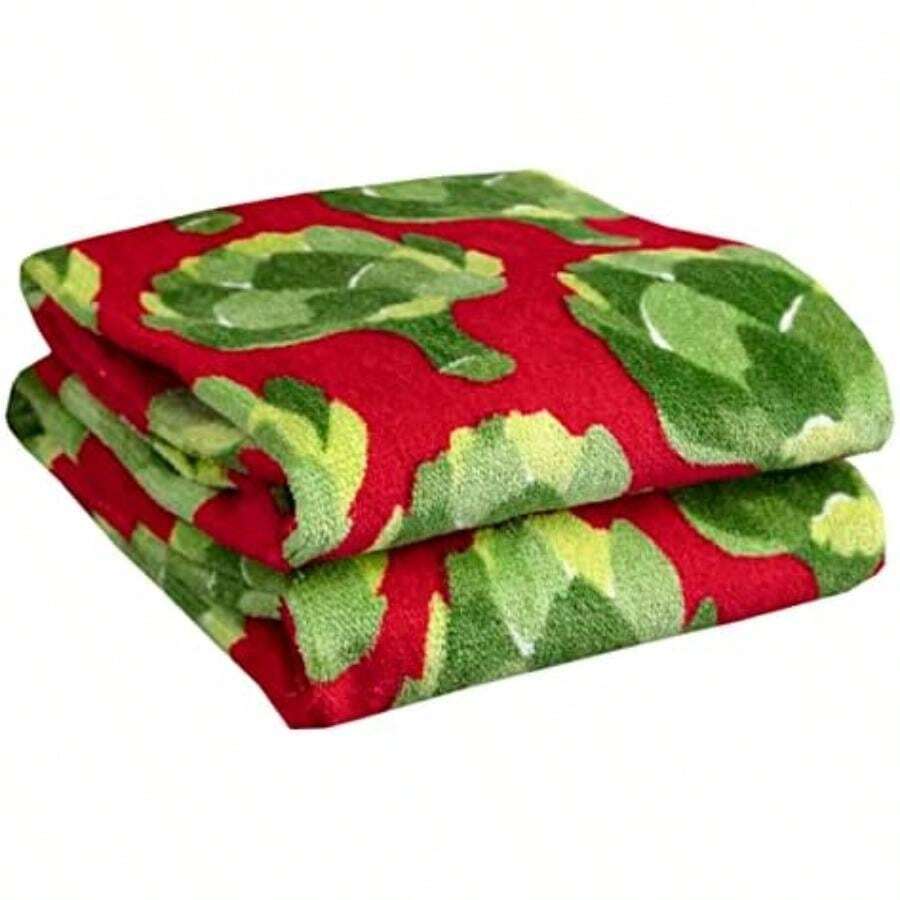 T-fal Textiles - Toalla de cocina, paquete de 2, café(Alcachofas) - Multicolor - Ver 1
