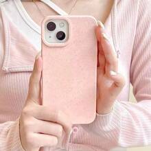 Easypie Selection 小麦色手机壳，适用于苹果 iPhone 17 和 iPhone 16 Pro Max，软壳，优质材料，防摔，13/14mm 防摔保护，12/11mm 软壳适用于 XS，自然纹理 + 舒缓暖色调