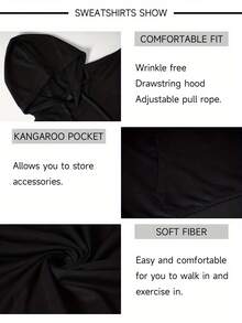 Skeleton King Mens Black Warm Sweatsuit Hoodie And Pants Set 2 Piece Tracksuit Fleece Lined For Relaxed Street And Sports Look - 黑色1 - 查看 3