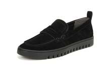 Vionic Womens Uptown Loafer - Black Suede - 黑色 - 查看 1