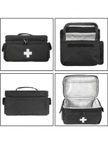 1pc Hot Selling First Aid Kit Multi-Function Multi-Pocket Storage Bag Medicine Bottle Storage Bag First Aid Medical Box Portable Medical Tool Kit Travel Medicine Bag