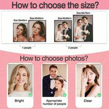 HuaCan Photo Custom 5D Diamond Painting Personalised Diamond Mosaic Full Square Round Rhinestones Holiday Gifts For Boyfriend Girlfriend Family Friends For Anniversaries For Valentine's Day For Weddings For Home Living Room Art Craft,Multi-Functional, ,Ornamental,Reusable,Exquisite,Stylish,High-Quality,Colorful,Modern,Custom,Personalized,Unique,Ideal Gifts For Him,Ideal Gifts For Her,Boyfriend,Dad,Girlfriend,Mom,Family,Friends,Tea Room,Home,Garden,Office,For Anniversaries,For Valentine's Day,For Mother's Day,For Birthdays,For Father's Day,For Graduation,For Weddings,For Housewarming,Graphic Print - Multicolor - View 8