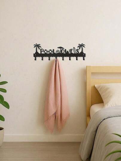HELLOYOUNG Juego de ganchos de pared modernos y resistentes de color negro, perchero para toallas y batas que ahorra espacio | Organizador montado en la pared para baño, dormitorio, cocina y entrada | Ganchos de metal con estilo para almacenamiento y decoración del hogar (Navidad, Halloween) | Artículos esenciales para apartamentos, accesorios para el hogar y decoración de pared | Soluciones de organización imprescindibles para espacios pequeños, inauguración de la casa y decoración de habitaciones