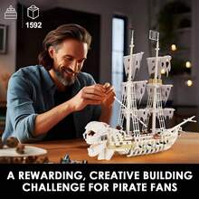 大型武装坦克积木玩具套装（彩盒包装），成人收藏级重型坦克模型套件 - T-34-85 中型坦克、迪克·马克斯坦克、豹式坦克、新式坦克，1592 块巨型积木舰船玩具拼装套装 - 军事迷、特警爱好者的仿真拼装玩具，家居办公桌面生日礼物圣诞装饰交通工具积木 - 彩色 - 查看 10