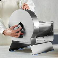 Electric Vegetable Slicer, 0-0.5"/0-12mm Thickness Adjustable Commercial Slicer Machine, Convertible To Manual, Stainless Steel Food Cutter Slicing Machine, For Potato, Lemon, Tomato, Apple - Silver - View 9