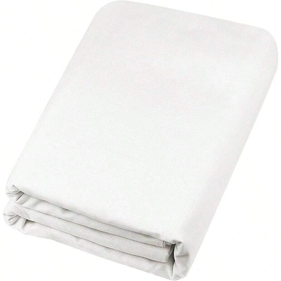 Medium Weight Cotton Muslin Fabric: 63 Inchx 2 Yards Unbleached Muslin Linen Fabric Material Sewing Material Apparel Cloth - 10 YARDS + Bleached - View 1