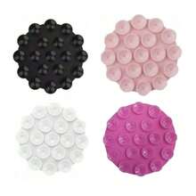 4/3/2/1 Stück kreative multifunktionale runde doppelseitige Silikonnapf Ständer, minimalistischer praktischer stabiler Griffnapf Ständer, vielseitig einsetzbar One-Touch leicht zu reinigender tragbarer Saugnapf Halterung für Handy und Tablet, geeignet für Badezimmer, Küche, Spiegel, kompatibel mit iPhone, Android-Handy, Geschenk zum Geburtstag, für Familie und Freunde, Handyhalter, Handyständer, Handyzubehör